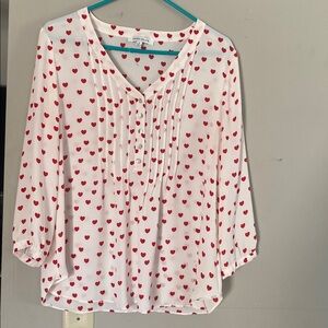 Rose + Olive Heart Top